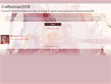 Tablet Screenshot of craftwoman2008.blogspot.com