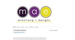 Desktop Screenshot of maearmstrong.blogspot.com