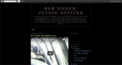 Desktop Screenshot of bobweberflyingofficer.blogspot.com