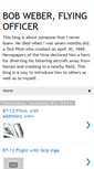 Mobile Screenshot of bobweberflyingofficer.blogspot.com