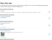 Tablet Screenshot of elinslilleside.blogspot.com