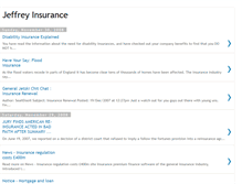 Tablet Screenshot of jeffreyinsurance.blogspot.com