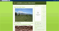 Desktop Screenshot of lugaresgeologicos.blogspot.com