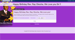 Desktop Screenshot of happybirthdayrevray.blogspot.com