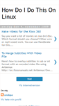 Mobile Screenshot of howdoidothisonlinux.blogspot.com