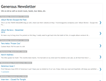 Tablet Screenshot of generousnewsletter.blogspot.com