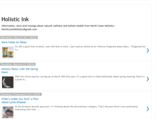 Tablet Screenshot of holisticink.blogspot.com