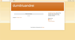 Desktop Screenshot of dumitriuandrei.blogspot.com