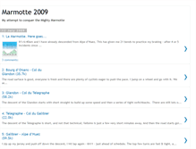 Tablet Screenshot of marmotte2009.blogspot.com