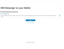 Tablet Screenshot of mymessengeruk.blogspot.com