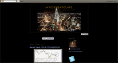 Desktop Screenshot of investmentclubz.blogspot.com