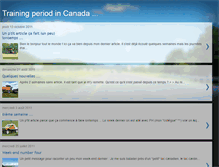 Tablet Screenshot of five-months-in-canada.blogspot.com