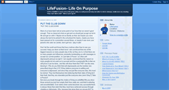 Desktop Screenshot of lifefusion-onpurpose.blogspot.com