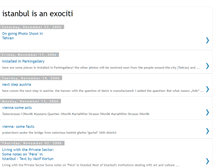 Tablet Screenshot of exocitistanbul.blogspot.com