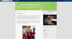 Desktop Screenshot of catherinewheelsontour.blogspot.com