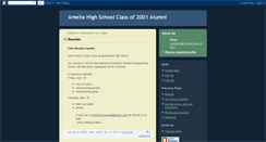 Desktop Screenshot of ahsclassof2001.blogspot.com