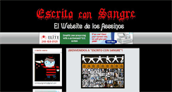 Desktop Screenshot of escritoconsangre1.blogspot.com