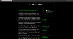 Desktop Screenshot of kahnskorner.blogspot.com