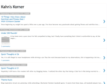 Tablet Screenshot of kahnskorner.blogspot.com