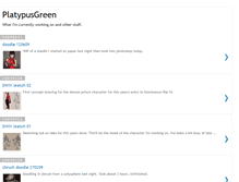 Tablet Screenshot of platypusgreen.blogspot.com