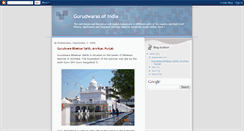 Desktop Screenshot of gurudwarasofindia.blogspot.com