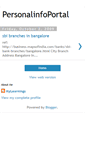 Mobile Screenshot of personalinfoportal.blogspot.com