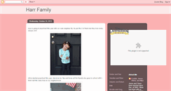 Desktop Screenshot of harrfamily7.blogspot.com