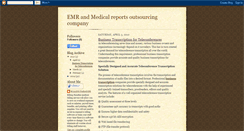 Desktop Screenshot of emrandmedicalreportsoutsourcingcompan.blogspot.com