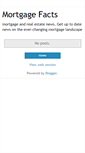 Mobile Screenshot of mortgagefacts.blogspot.com