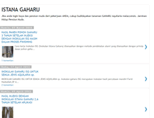 Tablet Screenshot of istana-gaharu.blogspot.com