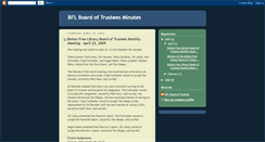 Desktop Screenshot of bflminutes.blogspot.com