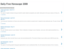Tablet Screenshot of daily-free-horoscope.blogspot.com