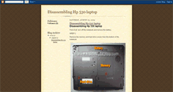 Desktop Screenshot of disassemblinghp530laptop.blogspot.com