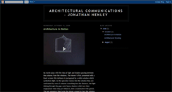 Desktop Screenshot of jonathanhenley-arch1142.blogspot.com