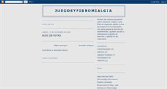 Desktop Screenshot of juegosfibromialgia.blogspot.com