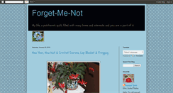 Desktop Screenshot of forget-me-not-susanne.blogspot.com