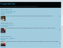 Tablet Screenshot of forget-me-not-susanne.blogspot.com