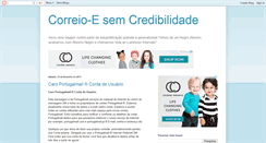 Desktop Screenshot of correio-e100credibilidade.blogspot.com