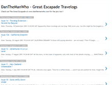 Tablet Screenshot of danthemanwho-greatescapade.blogspot.com