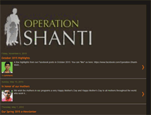 Tablet Screenshot of operationshanti.blogspot.com