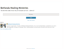 Tablet Screenshot of bethesdahealingministries.blogspot.com