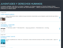 Tablet Screenshot of juventudesyddhh.blogspot.com