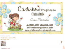 Tablet Screenshot of cristinaatelier.blogspot.com