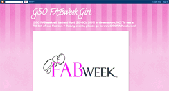 Desktop Screenshot of gsofabweek.blogspot.com