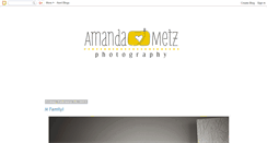Desktop Screenshot of amandametz.blogspot.com