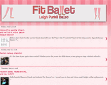 Tablet Screenshot of fitballet.blogspot.com