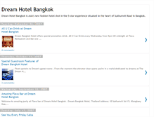 Tablet Screenshot of dream-hotel-bangkok.blogspot.com