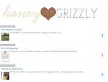 Tablet Screenshot of honeylovesgrizzly.blogspot.com