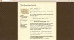 Desktop Screenshot of genealogybunch.blogspot.com