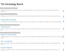 Tablet Screenshot of genealogybunch.blogspot.com